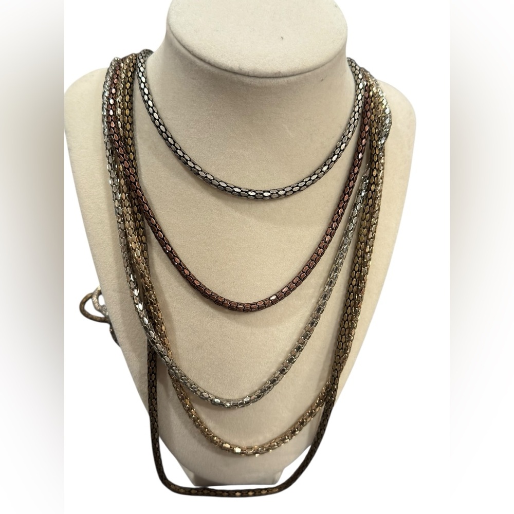 Vintage‎ Multicolor Chain Rope Necklace